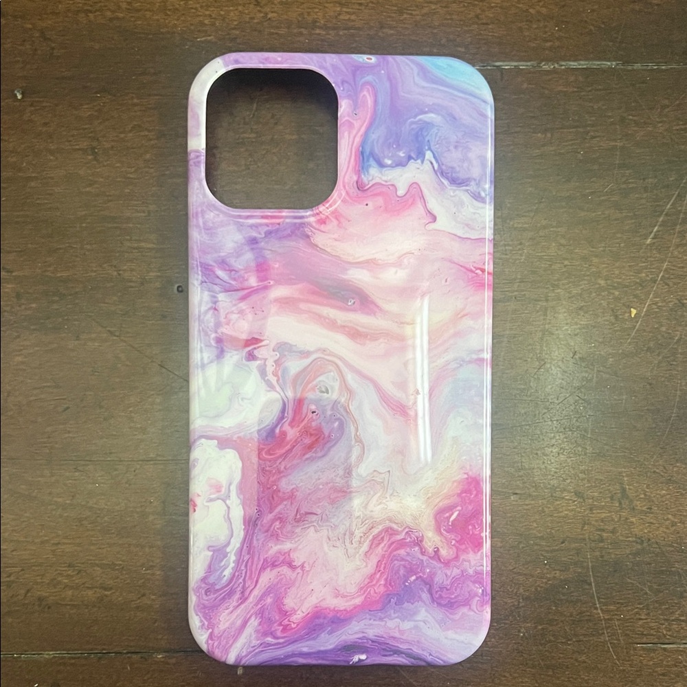 Casely Purple and Pink Swirl iPhone 12 Case